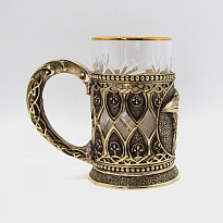 Подстаканник из латуни «Ворон»