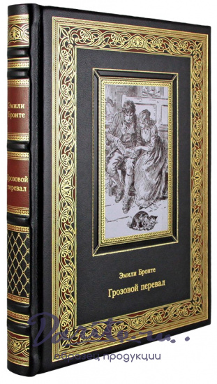 Подарочная книга. Грозовой перевал в кожаном переплете с тиснением