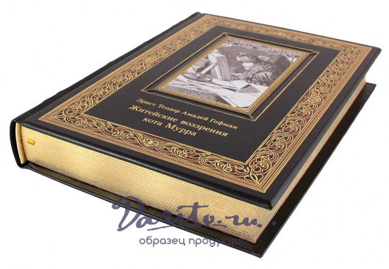 Гофман Э. Т., Подарочная книга. Житейские воззрения кота Мурра в кожаном переплете с тиснением