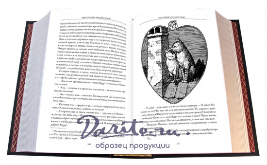Гофман Э. Т., Подарочная книга. Житейские воззрения кота Мурра в кожаном переплете с тиснением