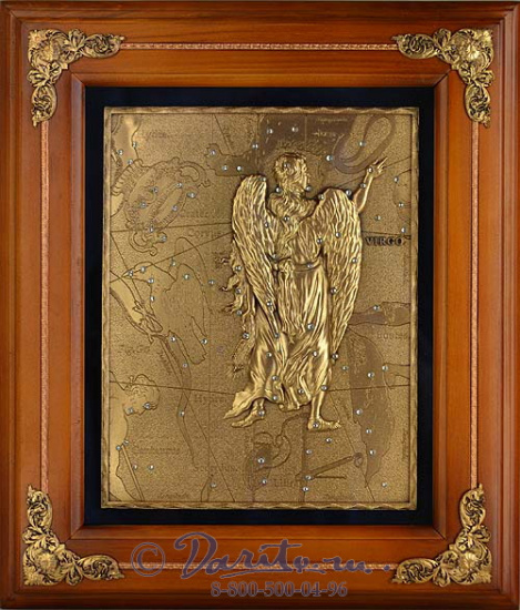 Деревянная ключница «Дева»