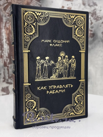 Подарочная книга Как управлять рабами Фалкс Марк Сидоний в кожаном переплете