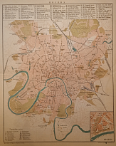 Антикварная карта Москвы (1896г.)